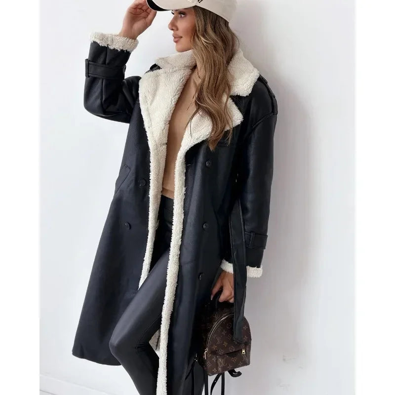 MONROE - VEGANER SHEARLING-MANTEL