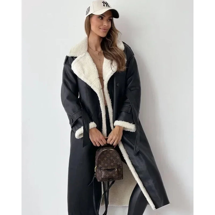 MONROE - VEGANER SHEARLING-MANTEL