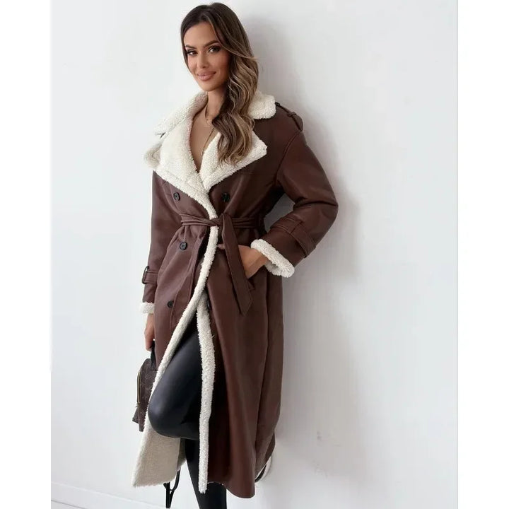 MONROE - VEGANER SHEARLING-MANTEL